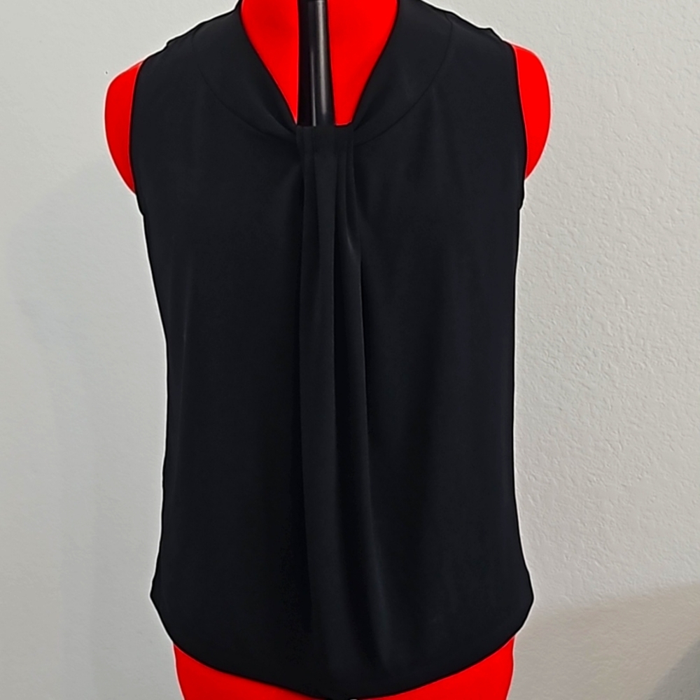 Jones New York Collection, XL, Black sleeveless top
